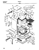 BODY Diagram and Parts List for TGB557CCS2  Tappan Wall Oven