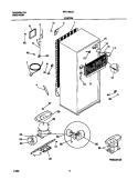 SYSTEM Diagram and Parts List for FRT18SJGW2  Frigidaire Refrigerator