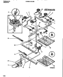 BURNER Diagram and Parts List for 30-3982-23-04  Tappan Range