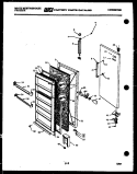 DOOR PARTS Diagram and Parts List for FU218JRW4  Frigidaire Freezer