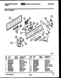 Part Location Diagram of 5305030302 Frigidaire PANEL-CONTROL