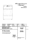 COVER Diagram and Parts List for GLEF396CSB  Frigidaire Range