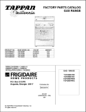COVER Diagram and Parts List for TGF336BHDC  Tappan Range
