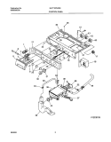 CONTROL PANEL Diagram and Parts List for GLTF1670AS0  Frigidaire Washer