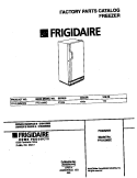 COVER Diagram and Parts List for FFU12M5CW2  Frigidaire Freezer