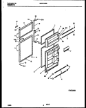 DOOR PARTS Diagram and Parts List for MRT17CRBZ0  Frigidaire Refrigerator