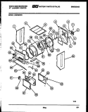 CABINET AND COMPONENT PARTS Diagram and Parts List for LG400MXD1  Frigidaire Washer Dryer Combo