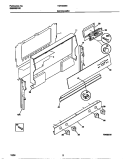 Part Location Diagram of 316082615 Frigidaire PANEL-CONTROL