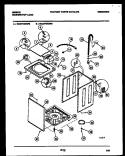 CABINET PARTS Diagram and Parts List for WA27F4WXFB  Gibson Washer