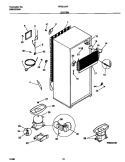 SYSTEM Diagram and Parts List for FRT21LRFD2  Frigidaire Refrigerator