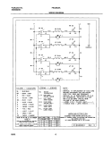 WIRING DIAGRAM Diagram and Parts List for FEC36C2ASB  Frigidaire Cooktop