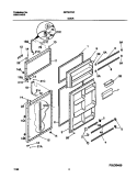 DOORS Diagram and Parts List for GRT21PRCD5  Gibson Refrigerator