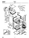 BODY Diagram and Parts List for TGB557CES2  Tappan Wall Oven