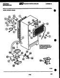 SYSTEM AND AUTOMATIC DEFROST PARTS Diagram and Parts List for GTL175WW0-23  Uni Refrigerator
