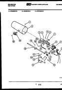 BURNER, IGNITER AND VALVE Diagram and Parts List for DGA500G1D  Kelvinator Dryer