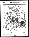 BODY PARTS Diagram and Parts List for 30-4989-00-02  Tappan Range