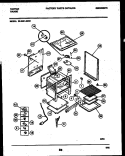 BODY PARTS Diagram and Parts List for 30-3851-23-05  Tappan Range