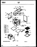 BODY PARTS Diagram and Parts List for 30-4282-00-01  Tappan Range