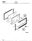 Part Location Diagram of 5303284806 Frigidaire GLASS-OUTER DOOR