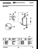 COMPRESSOR PARTS Diagram and Parts List for AH066N7T1  Frigidaire Air Conditioner