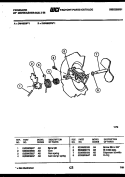 CAM Diagram and Parts List for DW4600PW1  Frigidaire Dishwasher