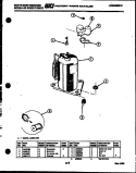 AIR HANDLING PARTS Diagram and Parts List for AH074K7T2  Frigidaire Air Conditioner