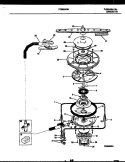 MOTOR PUMP PARTS Diagram and Parts List for FDB884RBB0  Frigidaire Dishwasher