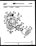 CABINET AND COMPONENT PARTS Diagram and Parts List for DECIFW1  Frigidaire Dryer