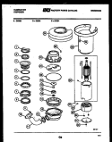 FOOD DISPOSER PARTS Diagram and Parts List for D5500  Frigidaire Food Waste Disposer