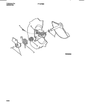 DETERGENT CUP DISPENSER Diagram and Parts List for F71C765BB0  Frigidaire Dishwasher