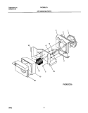 AIR HANDLING Diagram and Parts List for FAC086L7A2  Frigidaire Air Conditioner