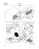 SYSTEM Diagram and Parts List for GLHT186TAQ0  Frigidaire Refrigerator