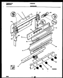 BACKGUARD Diagram and Parts List for CP303VC3D1  Frigidaire Range