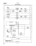 WIRING SCHEMATIC Diagram and Parts List for FEFB68CQB  Frigidaire Range