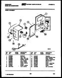 ELECTRICAL PARTS Diagram and Parts List for AR14ME5L7  Frigidaire Air Conditioner