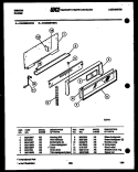 BACKGUARD Diagram and Parts List for CGD2M5WSTC  Gibson Range