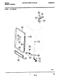 CABINET Diagram and Parts List for UL1293ECW4  Electrolux Freezer