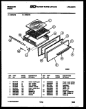 BROILER DRAWER PARTS Diagram and Parts List for G30CL2  Frigidaire Range