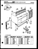 WINDOW MOUNTING PARTS Diagram and Parts List for AH08ME2E1  Frigidaire Air Conditioner