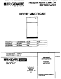 COVER Diagram and Parts List for MRT18PNCW1  Frigidaire Refrigerator