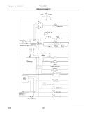 WIRING SCHEMATIC Diagram and Parts List for FRS6L9EESS1  Frigidaire Refrigerator