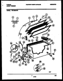 CHEST FREEZER PARTS Diagram and Parts List for TFC15M6AW0  Tappan Freezer