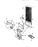 CONDENSOR & MISCELLANEOUS Diagram and Parts List for RT114GCD5  Frigidaire Refrigerator