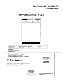 COVER Diagram and Parts List for MDB100RGW1  Uni Dishwasher