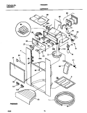 ICE AND WATER DISP Diagram and Parts List for FRS22ZRHW3  Frigidaire Refrigerator