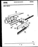 CONTROL PANEL Diagram and Parts List for REG77BF3  Frigidaire Wall Oven