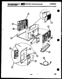 CABINET PARTS Diagram and Parts List for AH085J7T3  Frigidaire Air Conditioner