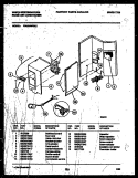 ELECTRICAL PARTS Diagram and Parts List for WAS249P2K1  Frigidaire Air Conditioner