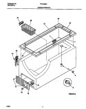 CABINET / CONTROL Diagram and Parts List for FFC05M3AW2  Frigidaire Freezer
