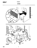SYSTEM Diagram and Parts List for TFU20F7EW0  Tappan Freezer
